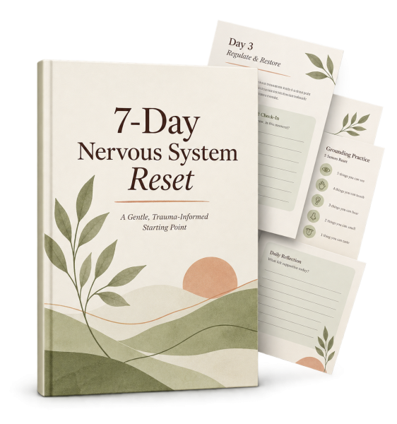 7-Day Nervous System Reset trauma-informed digital guide with grounding practices and daily reflections