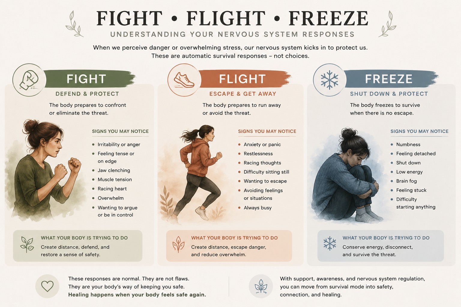 fight flight freeze understanding your nervous system survival mode