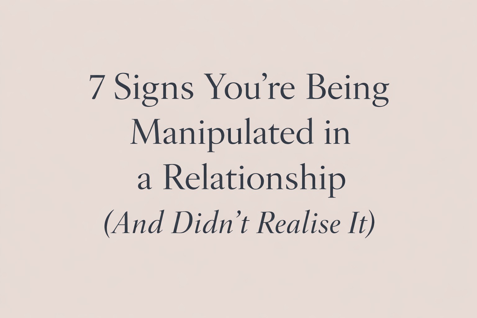 7 signs of manipulative relationships how to detach from someone emotionally