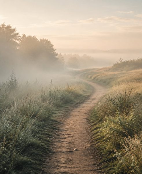 Path becoming clearer through a quiet landscape representing Stage 2 Understand.
