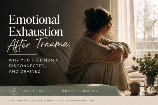 emotional exhaustion after trauma identity rebuild path