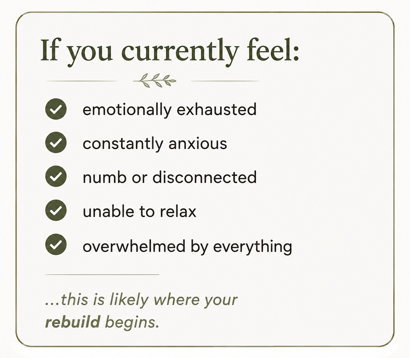 trauma and nervous system dysregulation identity rebuild