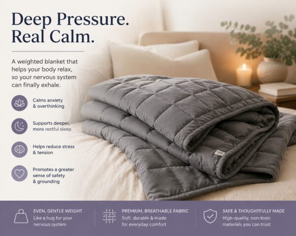 weighted blanket calming nervous system PTSD anxiety weighted blanket calming nervous system PTSD anxiety
