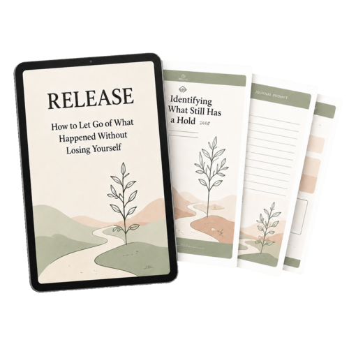 Release workbook for processing grief and letting go without losing yourself