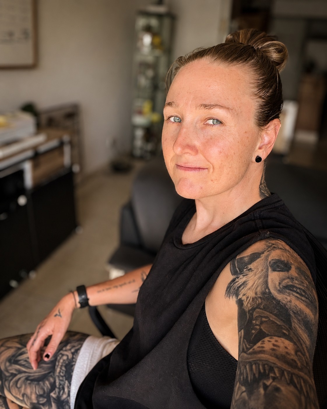 Sy Taylor, founder of The Inner Growth Path, seated at home