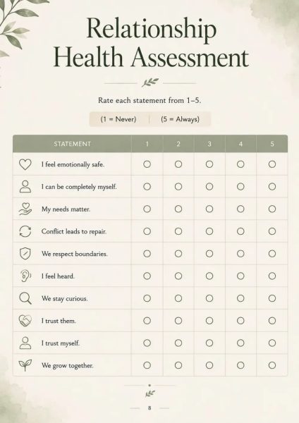 The Twelve Hidden Patterns workbook overview explaining patterns that quietly damage relationships